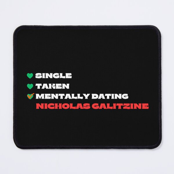 Item preview, Mentally Dating Nicholas Galitzine - White Fonts designed and sold by Itsheartshop.