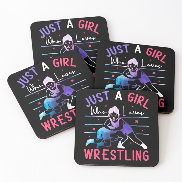 Item preview, Just a Girl Who Loves wrestling wrestler Funny wrestling designed and sold by MTRBSK11.