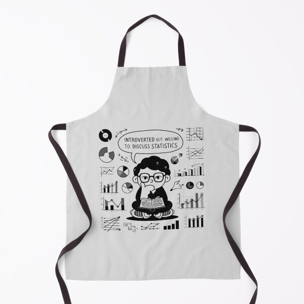 Item preview, Introverted But Willing To Discuss Statistics designed and sold by Itsheartshop.