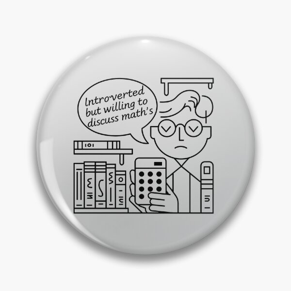Item preview, Introverted But Willing To Discuss Math's  designed and sold by Itsheartshop.