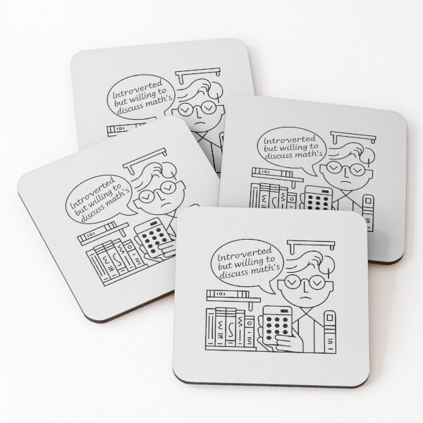 Item preview, Introverted But Willing To Discuss Math's  designed and sold by Itsheartshop.