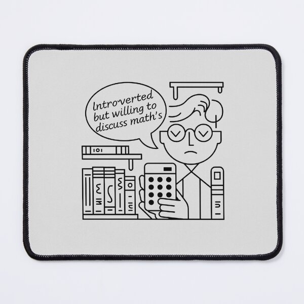 Item preview, Introverted But Willing To Discuss Math's  designed and sold by Itsheartshop.