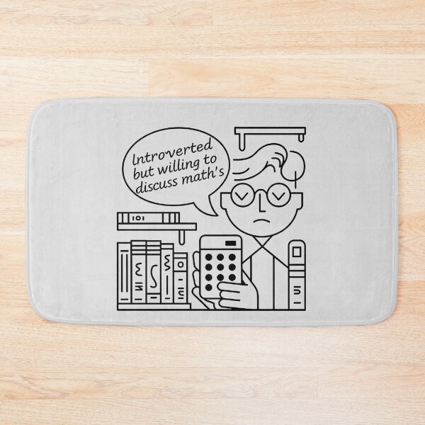 Item preview, Introverted But Willing To Discuss Math's  designed and sold by Itsheartshop.