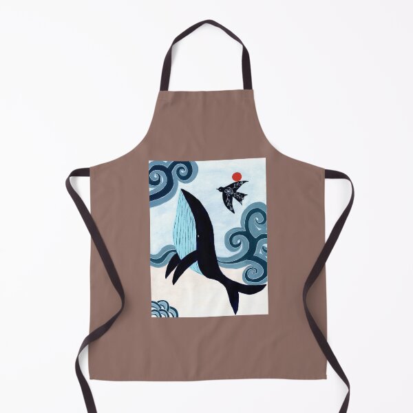 Item preview, Whale and bird designed and sold by JadeWuArt.
