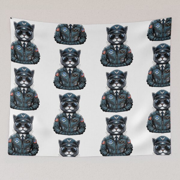 Item preview, Cat Air Force  designed and sold by NTKSHOP11.