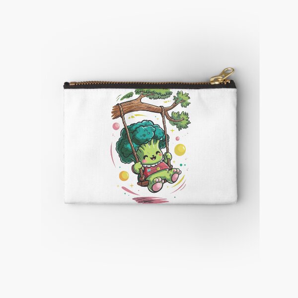 Item preview, Swinging with Joy: A Happy Broccoli's Colorful Adventure designed and sold by SplashTastic.