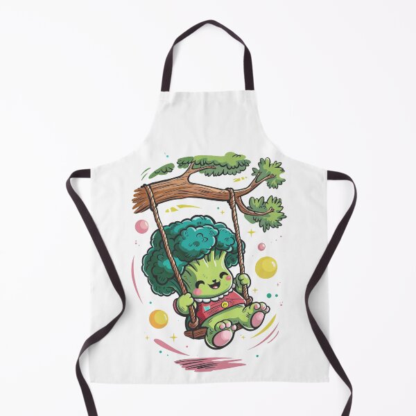 Item preview, Swinging with Joy: A Happy Broccoli's Colorful Adventure designed and sold by SplashTastic.