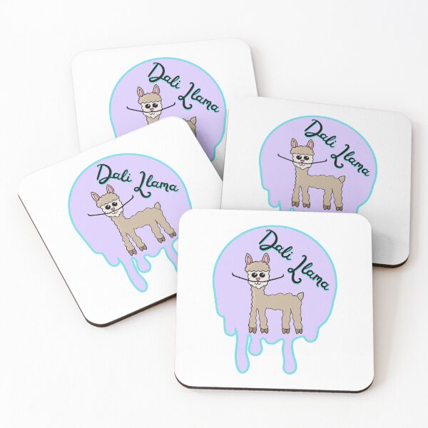 Item preview, Dali Llama Art History Pun Salvador Dali Mustache Surrealism designed and sold by rosaliemillen.
