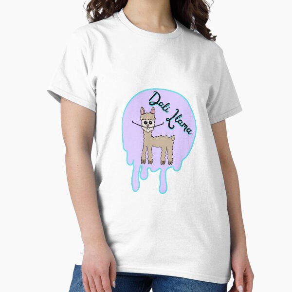 Item preview, Dali Llama Art History Pun Salvador Dali Mustache Surrealism designed and sold by rosaliemillen.