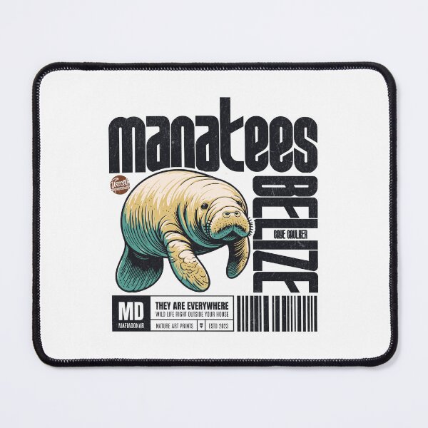 Item preview, Caye Caulker Manatees, Belize designed and sold by Mafiadonar.