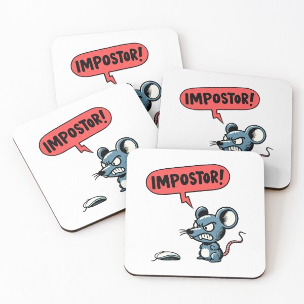 Item preview, Angry Mouse Impostor - Cartoon Illustration designed and sold by PrintMastery.