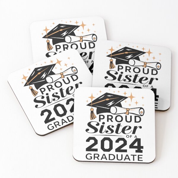 Item preview, Proud Sister Of A 2024 Graduate designed and sold by Quirky Shirts.