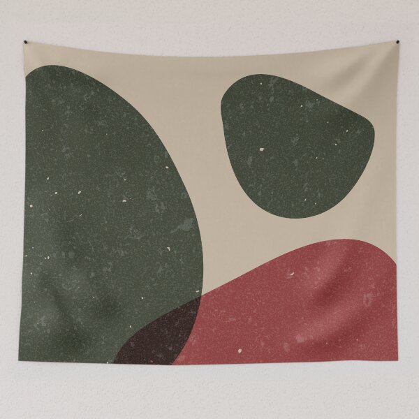 Item preview, Béziama Colorida II - Dove, Pine, Ruby designed and sold by Irene Estelle.