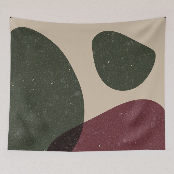 Item preview, Béziama Colorida II - Dove, Pine, Wine designed and sold by Irene Estelle.