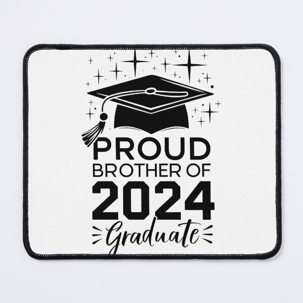 Item preview, Proud Brother Of A 2024 Graduate designed and sold by Quirky Shirts.