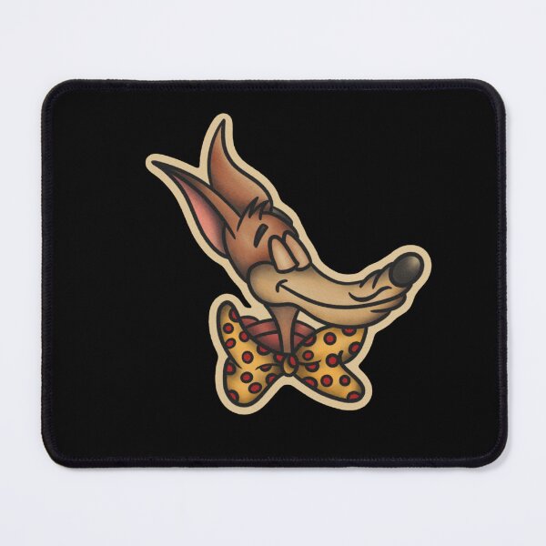 Item preview, Cartoon Wolf Tattoo Flash designed and sold by TMJ Design Co.