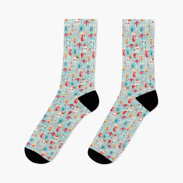 Item preview, Kawaii Summer Drinks Seamless Pattern: Cute and Adorable Textile Design designed and sold by Moisky Patterns.