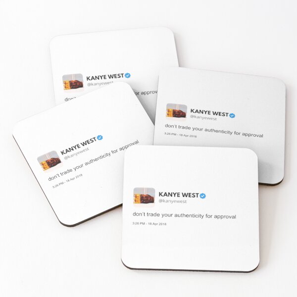 Item preview, Kanye West Twitter Quote designed and sold by StudioExquis.