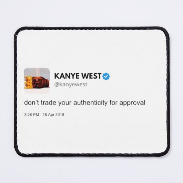 Item preview, Kanye West Twitter Quote designed and sold by StudioExquis.