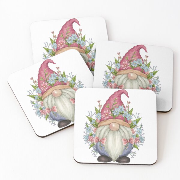 Item preview, gnome in a pink hat designed and sold by DZIERANA.