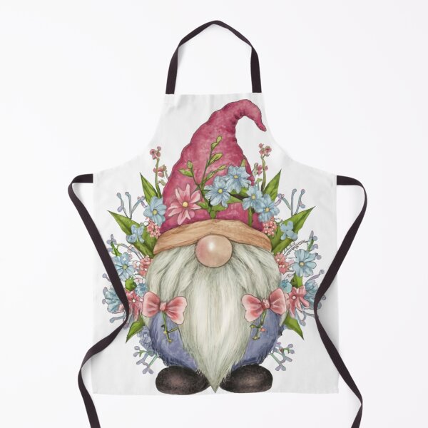 Item preview, gnome in a pink hat designed and sold by DZIERANA.