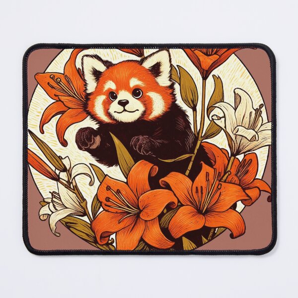 Item preview, Red Panda Lily designed and sold by FrictionMaxxing.