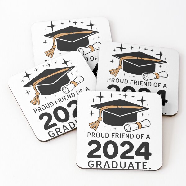 Item preview, Proud Friend Of A 2024 Graduate designed and sold by Quirky Shirts.