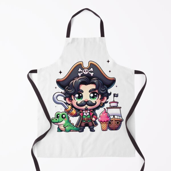 Item preview, Capt’ of the Sea I Hook And Tick-Tock Crocodile Eating Ice Cream designed and sold by PedroStyle.