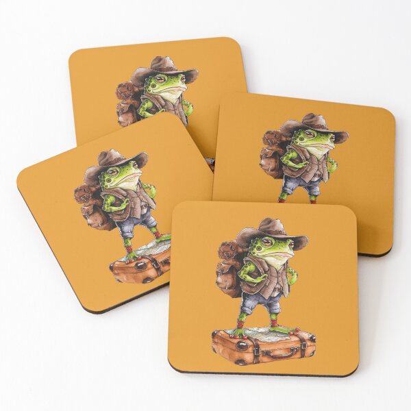 Item preview, a traveler frog designed and sold by 123ks.