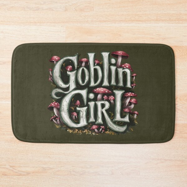 Item preview, Goblincore goblin girl - goblins aesthetic - gift for mushrooms lovers - red amanita fungi foraging  designed and sold by Fantasy Cache.