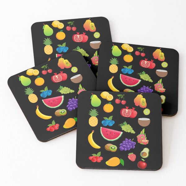 Item preview, Multicolored Fruits pattern designed and sold by Kalpa.