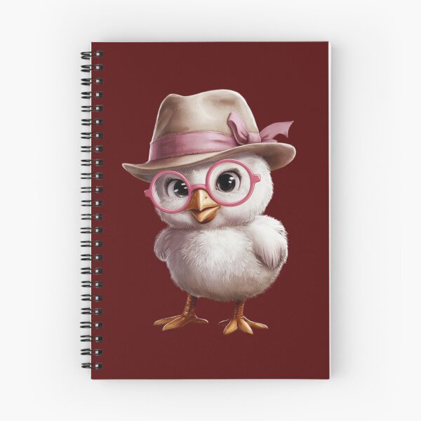 Item preview, baby chick wearing a hat and glasses designed and sold by 123ks.