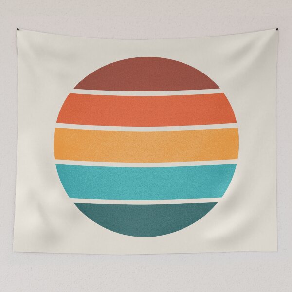 Item preview, Retro Stripe Circle designed and sold by art-by-soma.