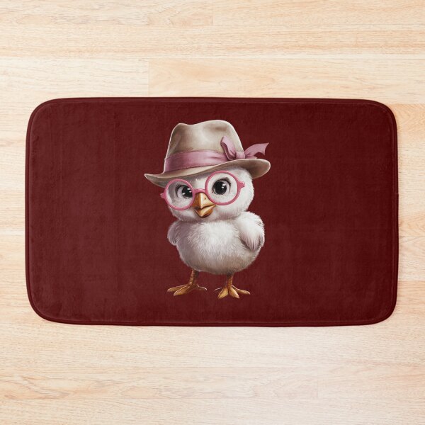 Item preview, baby chick wearing a hat and glasses designed and sold by 123ks.