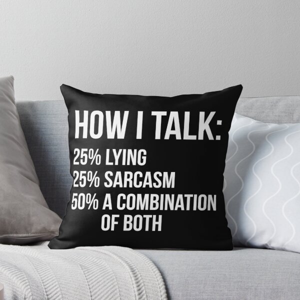 Item preview, Lying Sarcasm Funny Witty Quote T-Shirt designed and sold by zcecmza.