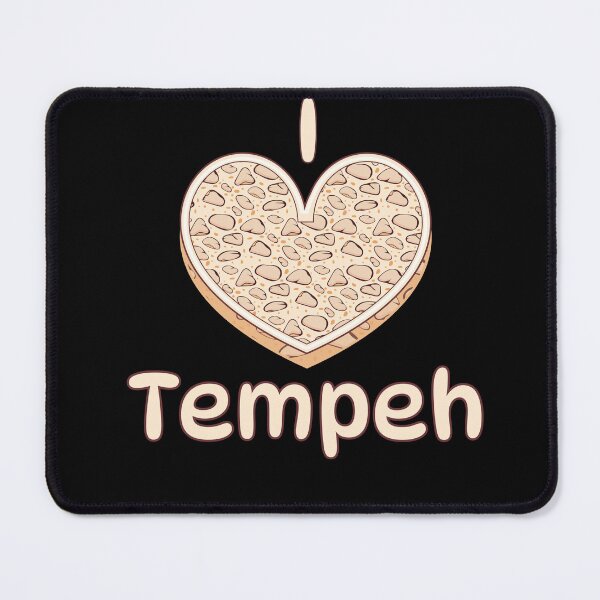Item preview, I Love Tempeh Vegan Veganer Indonesisch designed and sold by MooonTees.