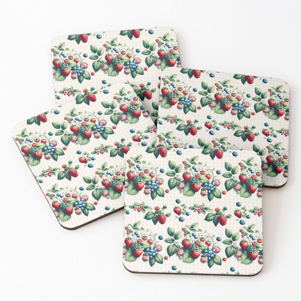 Item preview, Summer Berries Beige designed and sold by fleur-moderne.