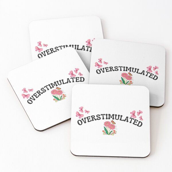 Item preview, OVERSTIMULATED designed and sold by Cheerhub.