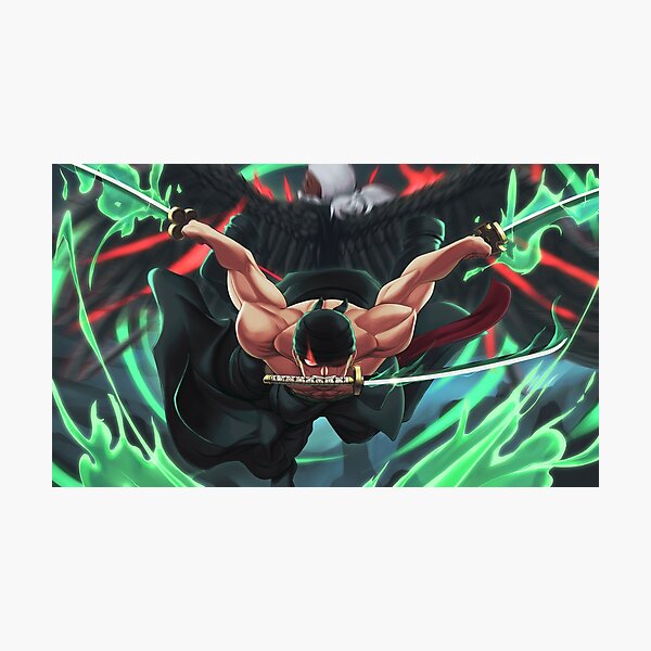 Zoro vs King Photographic Print