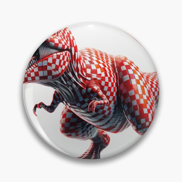 Item preview, Dinosaur & Harmony: Red and White T-rex designed and sold by hapisemilab-jpn.
