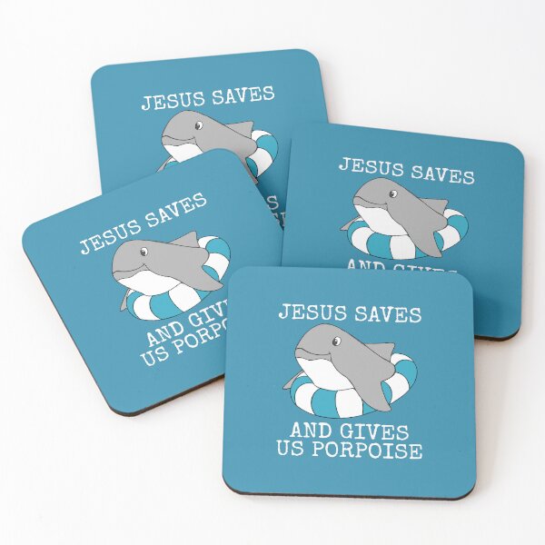 Item preview, Jesus Saves And Gives Us Porpoise, Church Funny designed and sold by doodlerob.