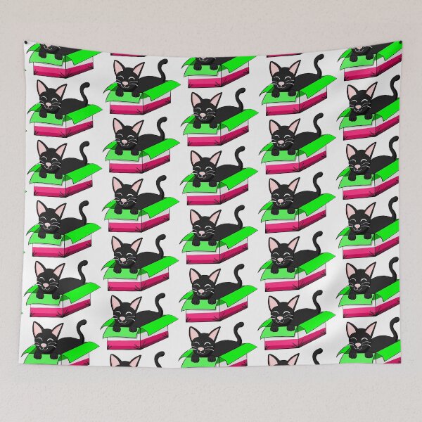 Item preview, Kitty Content in Their Identity designed and sold by HarveyHandcraftsandDesigns.