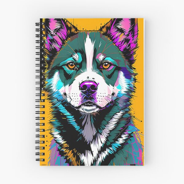 Item preview, Siberian Husky in Inkpunk style designed and sold by MrBooch.