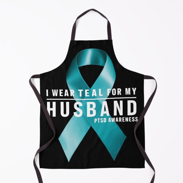 Item preview, I Wear Teal for My Husband PTSD Awareness designed and sold by Quirky Shirts.