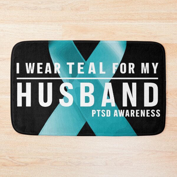 Item preview, I Wear Teal for My Husband PTSD Awareness designed and sold by Quirky Shirts.