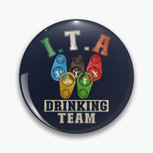 Artikelvorschau, Lustiges italienisches Olympia-Trinkteam entworfen und verkauft von Tshirtart.