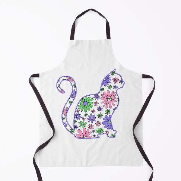 Item preview, Flower doodle cat LGBTQ+ Trigender Pride Flag designed and sold by JoyfulJen.