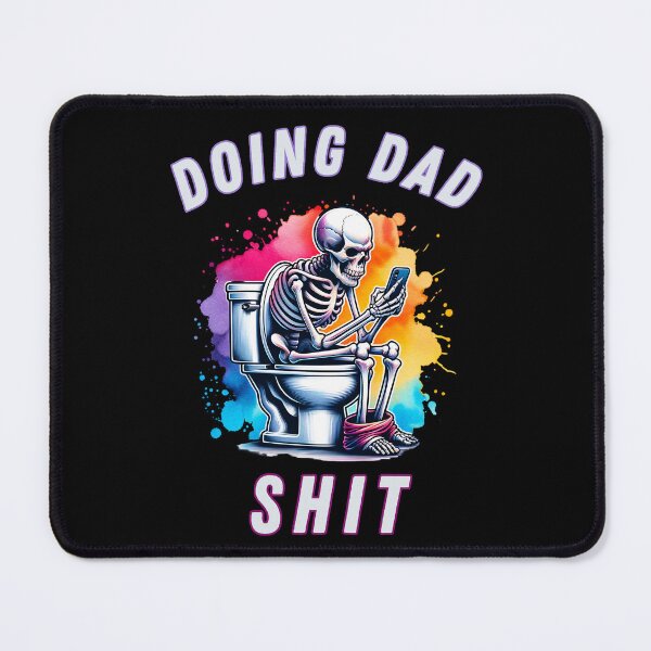 Item preview, Doing Dad Shit Skeleton Toilet designed and sold by Pine-Shop.