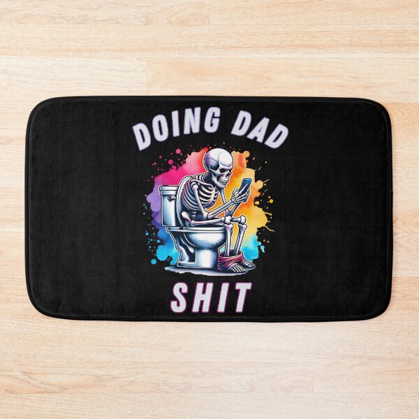 Item preview, Doing Dad Shit Skeleton Toilet designed and sold by Pine-Shop.