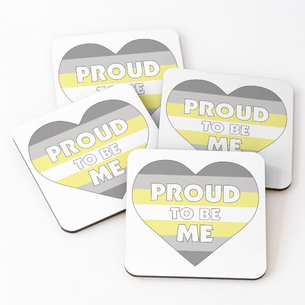 Item preview, Proud to Be Me LGBTQ+ Demigender Pride Flag Heart designed and sold by JoyfulJen.